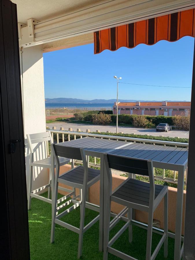T2 Hyeres La Bergerie Vue Mer 50 M De La Plage 外观 照片