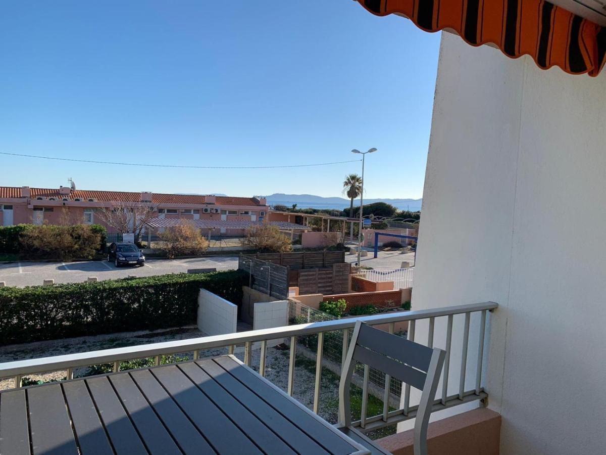 T2 Hyeres La Bergerie Vue Mer 50 M De La Plage 外观 照片